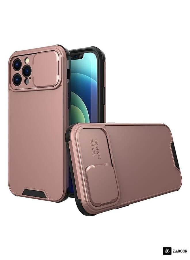 Zaboon Protective Case Cover For iPhone 12 Pro Max Sliding Camera Cover Design PC + TPU Protective Case  - Image 1