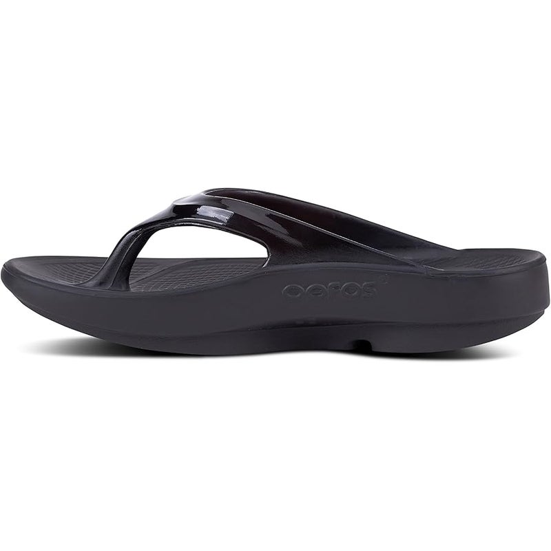 OOFOS WOMEN'S OOLALA SANDAL - BLACK - Image 5