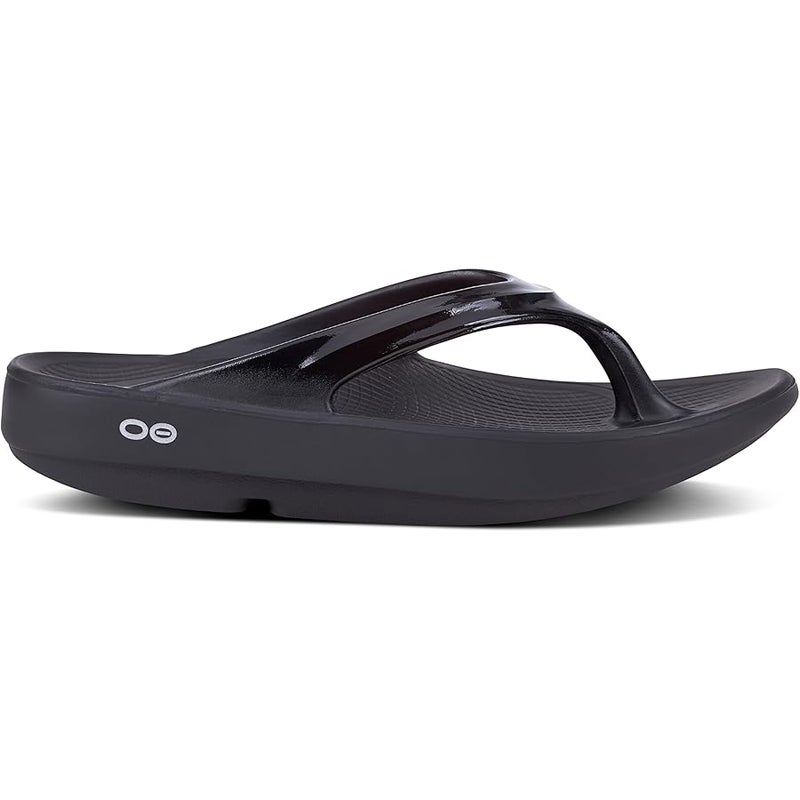 OOFOS WOMEN'S OOLALA SANDAL - BLACK - Image 4