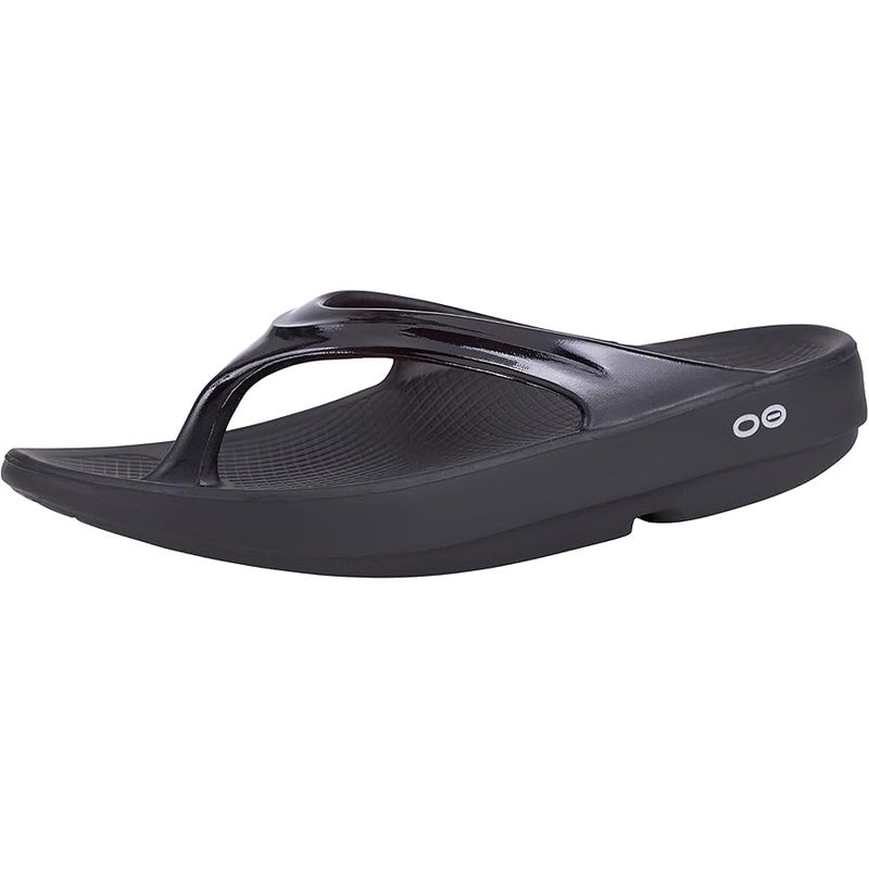 OOFOS WOMEN'S OOLALA SANDAL - BLACK - Image 1