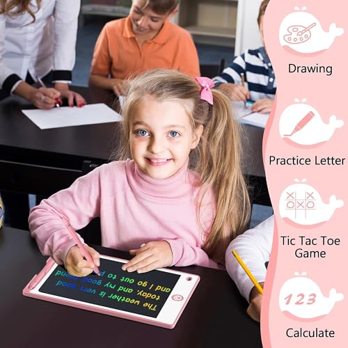 Hockvill LCD Writing Tablet for Kids 88 Inch Toys for Girls Boys Drawing Pad for 3 4 5 6 7 Year Old Kids Toys Children Christmas Birthday Gift for Kids Toddler Doodle Board Travel Essentials - Image 5