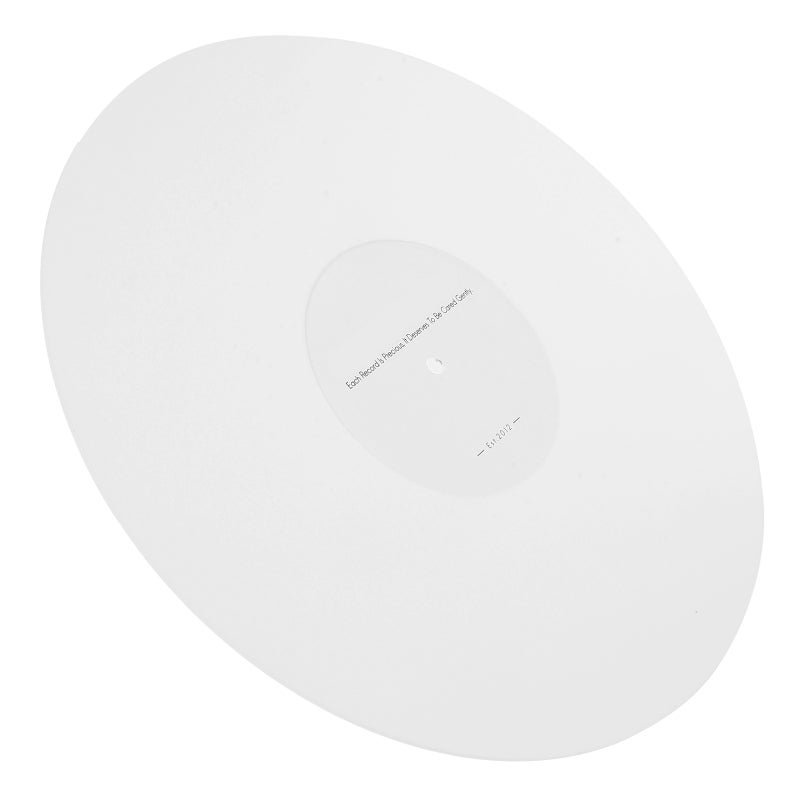 Non-Slip Turntable Mat, Protects and Supports Vinyl Players, Sleek Acrylic Construction - Image 4