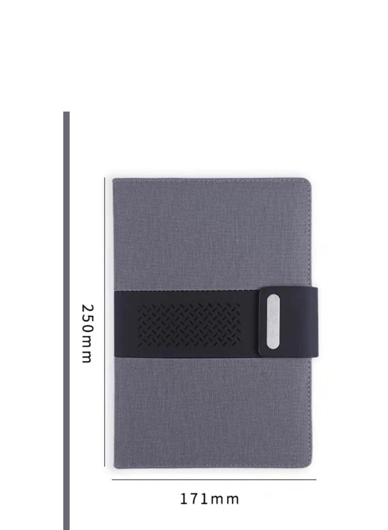 KASTWAVE Classic Leather A5 Notebook with Pen, Vintage Travel Notebook and Pen Journal Diary Business Daily Ideas Notepad, Birthday Gift Set for Girls Mum Dad, Retro Thickened Soft Leather Work Notepad - Image 3
