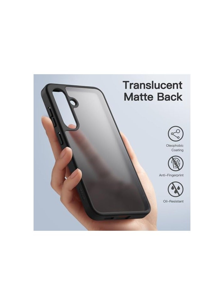 JETech Matte Case for Samsung Galaxy S24 5G, Frosted Translucent Back Protective Slim Phone Cover, Anti-Fingerprints (Black) - Image 4