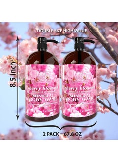 Cherry Blossom Body Wash For Women And Men Pack Of 2 (67.6 Fl. Oz) Cleanses And Moisturizes Skin With Natural Minerals And Vitamins Nourishing Skin - pzsku/ZD07900CC04E9C59A3641Z/45/_/1683529916/2909cd36-1532-4c5b-9646-80652f30a6db