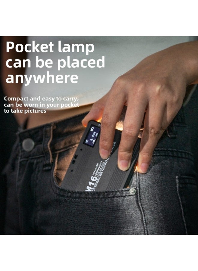 RGB Mini Portable Self-timer Light M15 Photography Mobile Phone Live Photography M16 Pocket Light Light-Color: Rgb Full-color Fill Light Comes With Mobile Phone Clip/back Clip  - Image 4