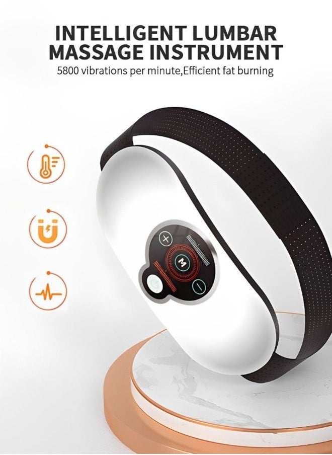 Polish'D - Electric Slimming Belt, Weight Loss Machine for Women, Adjustable Vibration Massage, Multiple Massage Modes, Belly Fat Burner, Promote Digestion - Image 1