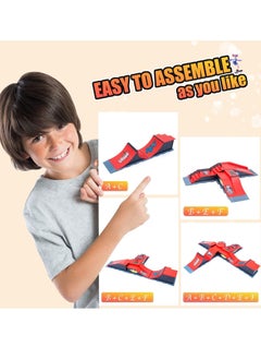 Excefore Finger Skateboard Ramp Set, Mini Finger Skateboard and Ramp Accessories Set, Props Deck Track Ultimate Park Set, Ramps Fingerskate Toy Set for Kids Birthday Gift (D)  - Image 4