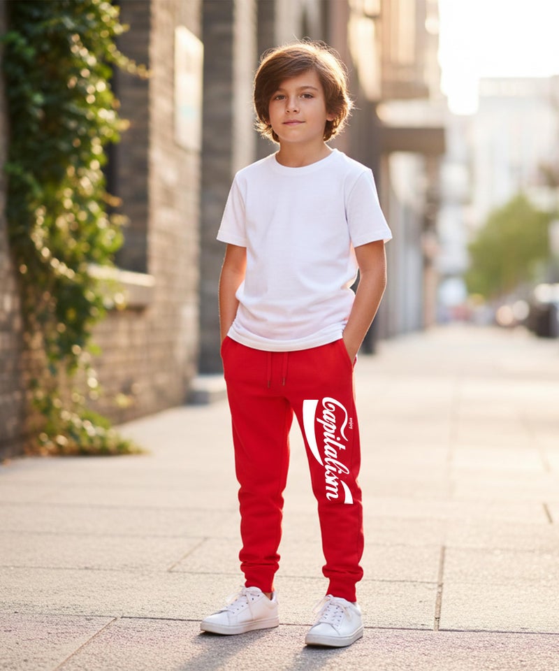 KYDA KIDS® 100% Cotton Track Pants for Boys | Premium Printed Soft Single Jersey Fabric | Elastic Waist Loose Fit Summer Full Length with Rib Hem (Pack of 3) - Image 5