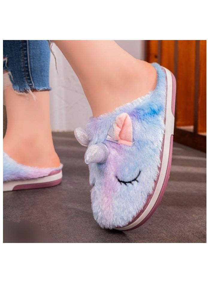 UnicornKids Fur Clog With Ruber Sole "Fitting 1 Size Smaller"