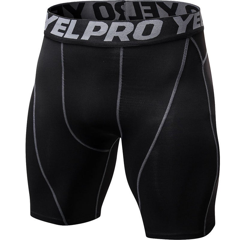 Generic New Mens Tight PRO Fitness Running Training Basketball Sports Shorts AliExpress Breathable Quick-drying Stretch Pants dark green - Image 4