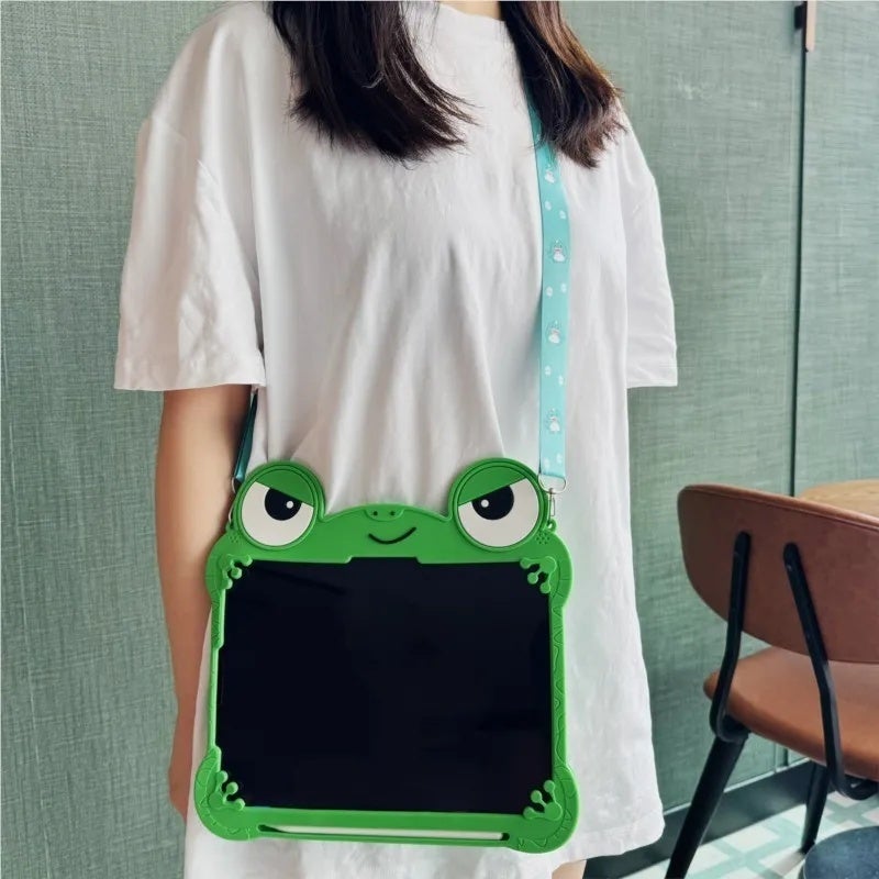 غطاء سيليكون ثلاثي الأبعاد على شكل ضفدع كرتوني لجهاز Lenovo Idea Tab 11 TB336FU و Xiaoxin Pad 11 - Image 5