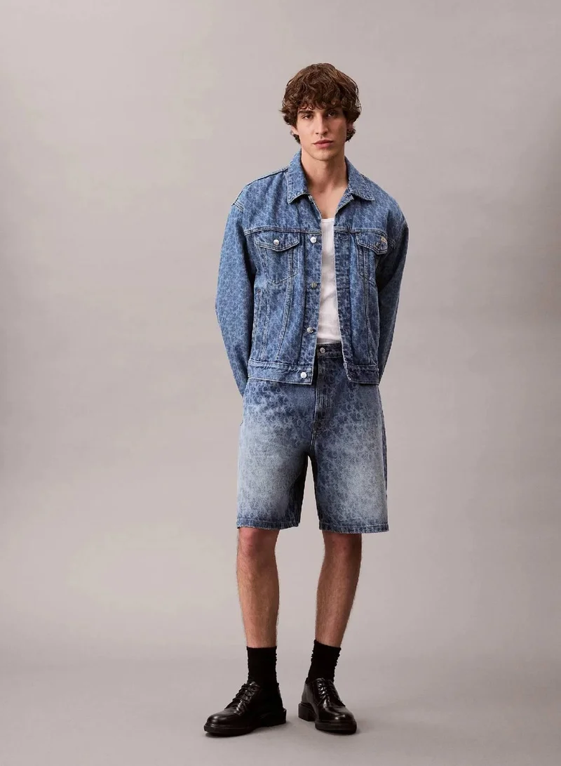Calvin Klein Jeans Monogram Logo 90s Shorts