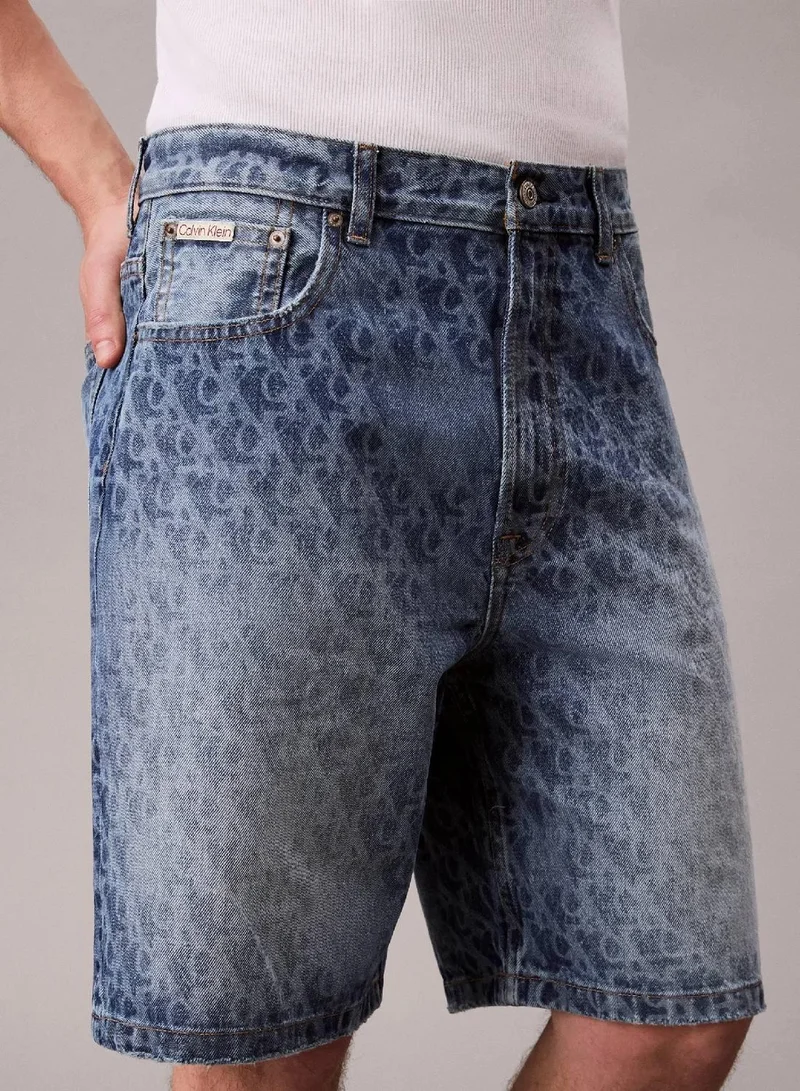 Calvin Klein Jeans Monogram Logo 90s Shorts