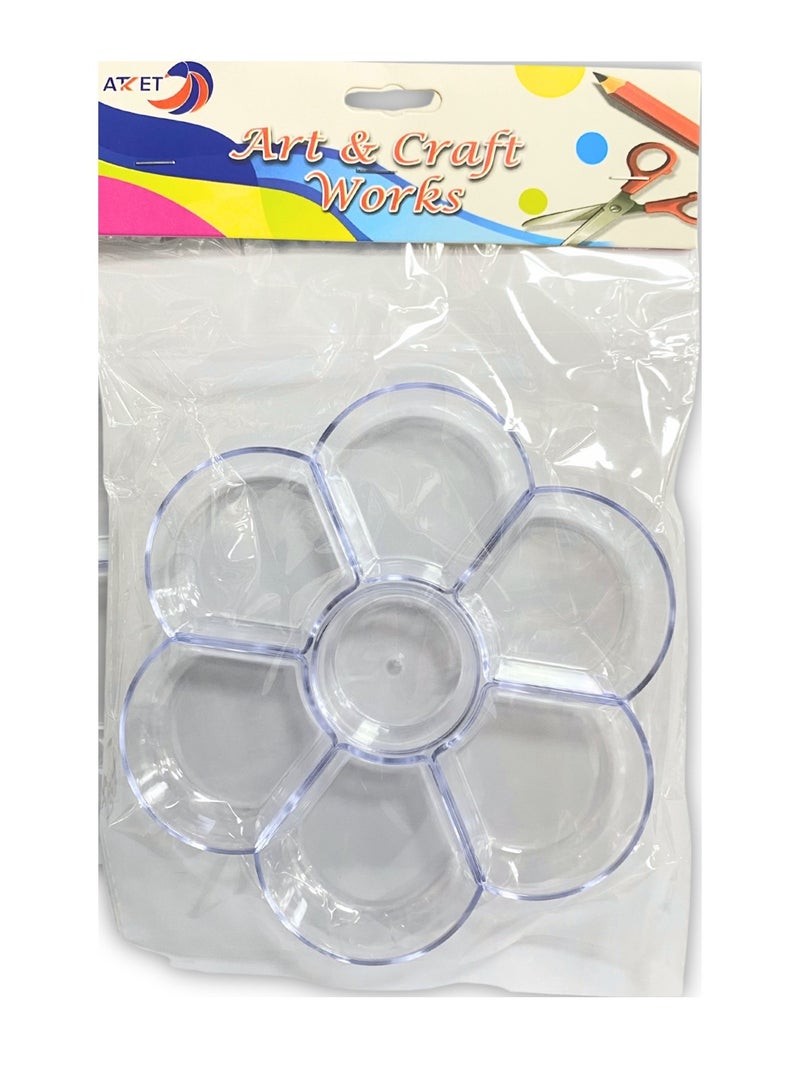 ATKET Clear Plastic Mixing Palette For Painting - Image 1