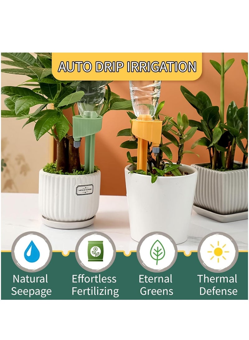 Excefore 12 عبوة من المسامير الذاتية الري للنباتات، أجهزة الري الأوتوماتيكية للإدخال، نظام ري للنباتات مع تصميم مفتاح تحكم قابل للتعديل للنباتات المنزلية، النباتات في الحدائق، النباتات في المكاتب - Image 4
