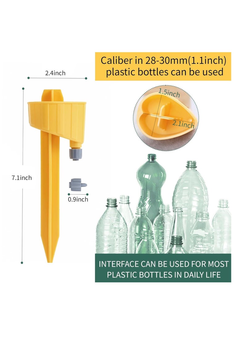 Excefore 12 عبوة من المسامير الذاتية الري للنباتات، أجهزة الري الأوتوماتيكية للإدخال، نظام ري للنباتات مع تصميم مفتاح تحكم قابل للتعديل للنباتات المنزلية، النباتات في الحدائق، النباتات في المكاتب - Image 2