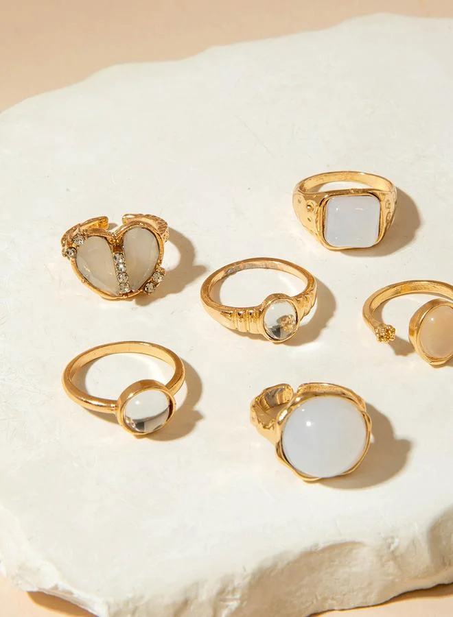 Take Two Golden Rings Set