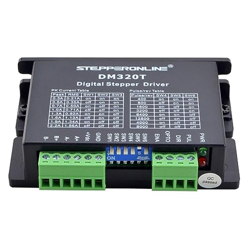 STEPPERONLINE Digital Stepper Driver 0.3-2.2A 10-30VDC 1/64 Micro-Step Resolutions for Nema 8, 11, 14, 16, 17 Stepper Motor - Image 3