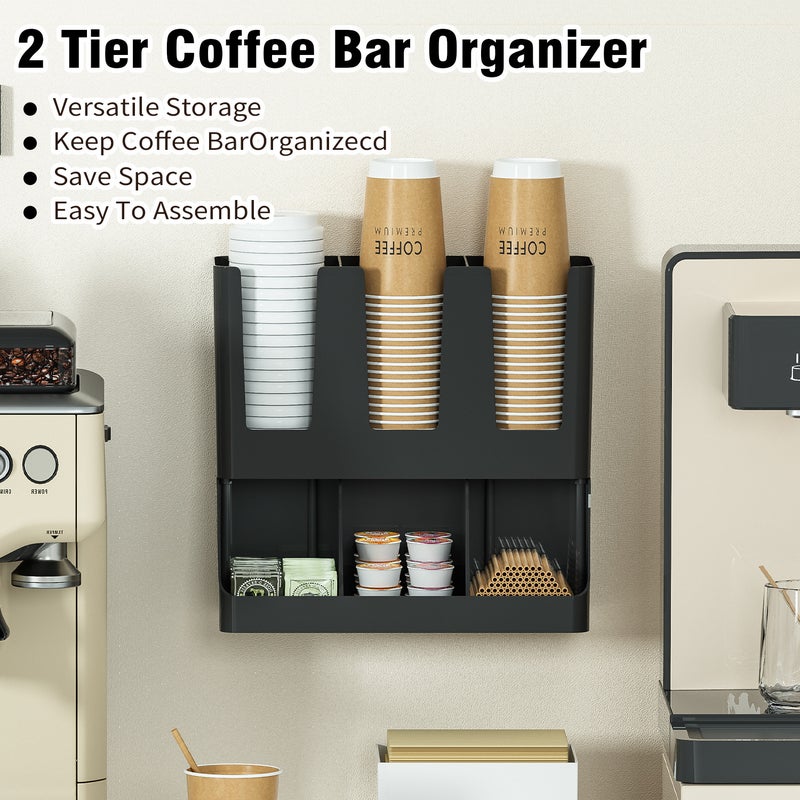 Multifunctional Paper Cup Storage Rack - Image 1
