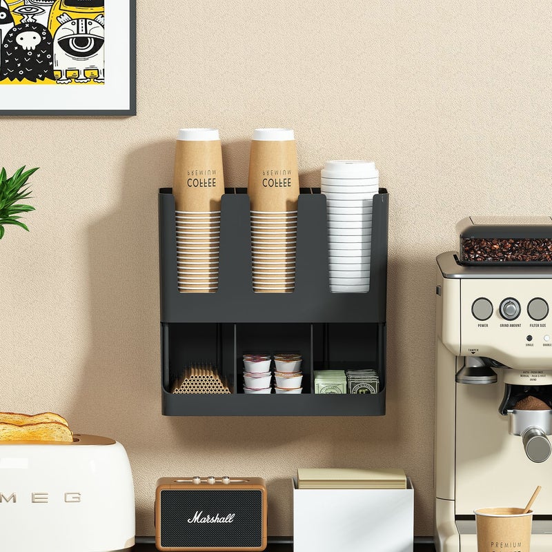 Multifunctional Paper Cup Storage Rack - Image 4