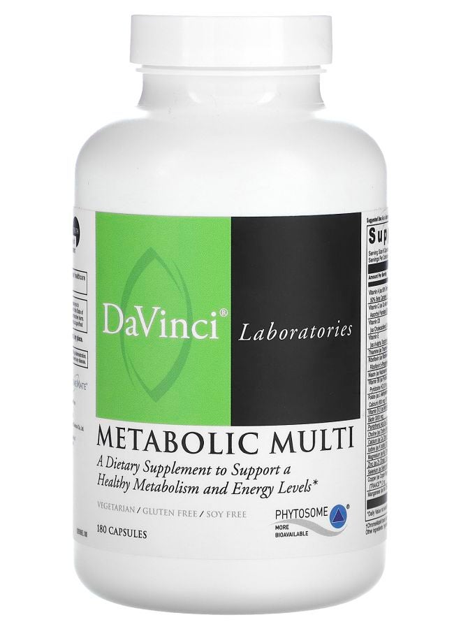 DaVinci Laboratories Metabolic Multi 180 Capsules