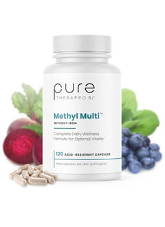 Methyl Multi Without Iron Methylated Multivitamin for Men And Women 120 Caps