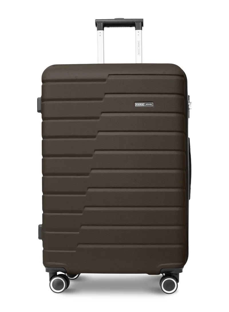 Beta Cabin Size Lightweigh ABS Hardside Spinner Luggage Trolley -20 Inch | Carrying 10KG 4-Wheel Hardshell Suitcase-Brown