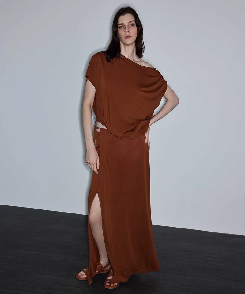 Ipekyol  Contrast Trim Maxi Skirt for Women | Best Price UAE