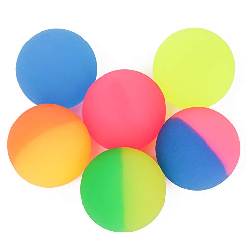 PROLOSO 23 Bouncy Balls Glow in The Dark High Bouncing Rubber Ball Bright Pet Toys Pack of 6 - Image 5