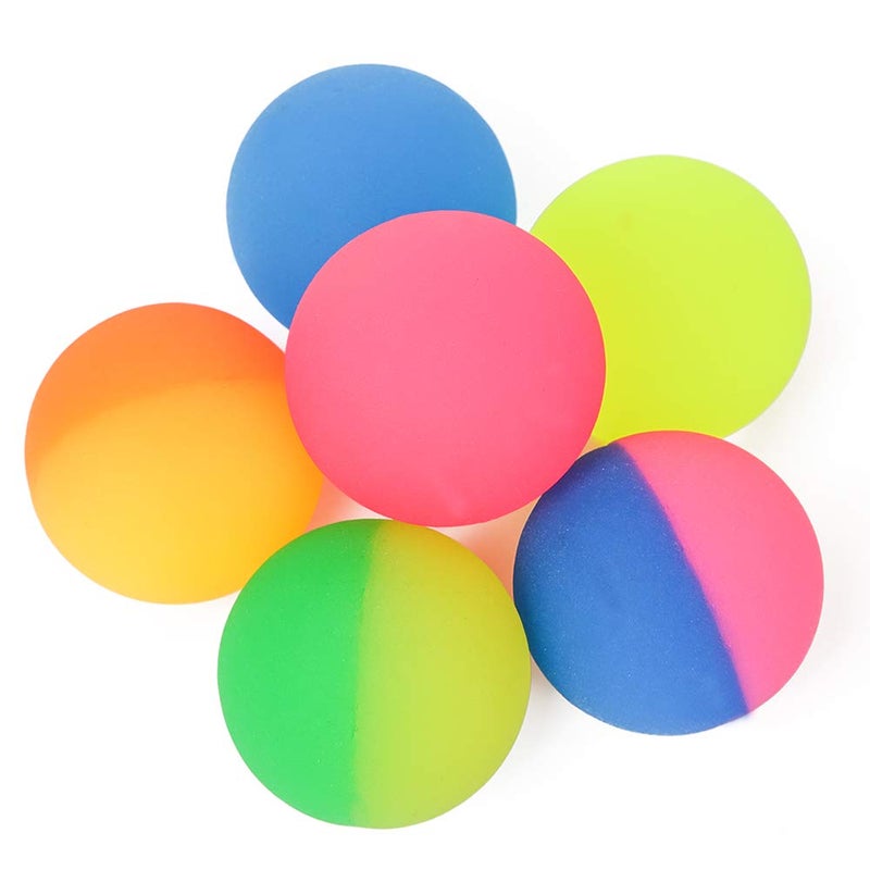 PROLOSO 23 Bouncy Balls Glow in The Dark High Bouncing Rubber Ball Bright Pet Toys Pack of 6 - Image 4