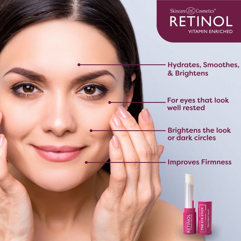 RETINOL LIVAURA Retinol Anti-Aging Eye Stick â€“ Treatment Balm â€“ Your Beauty Secret for Younger Looking Eyes â€“ Hydrates, Brightens, and Smooths Fine Lines â€“ Vitamin A, C and E Minimizes Aging Effect on Eyes - Image 4