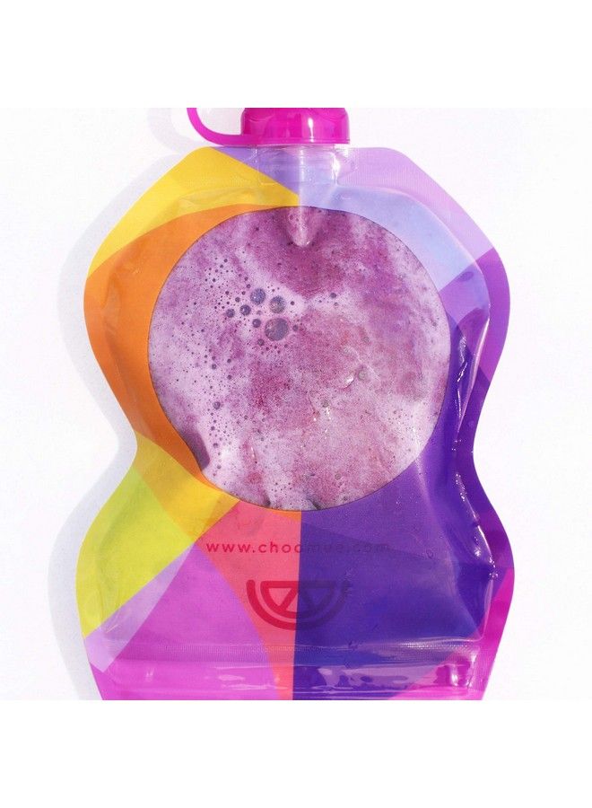 ChooMee Reusable Baby Food Storage Pouches 8 Oz ; Ideal For Baby Food Smoothies And Purees ; Secure Double Lock Zipper Wide Bottom Bpa Free ; Snakpack Tropicolor 6 Ct  - Image 5