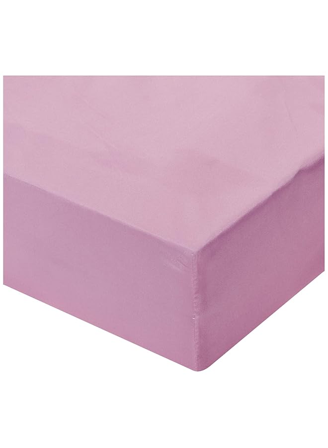 آي بيد هوم طقم ملاءة سرير مكون من قطعتين من الألياف الدقيقة مقاس مفرد أرجواني فاتح - Image 1