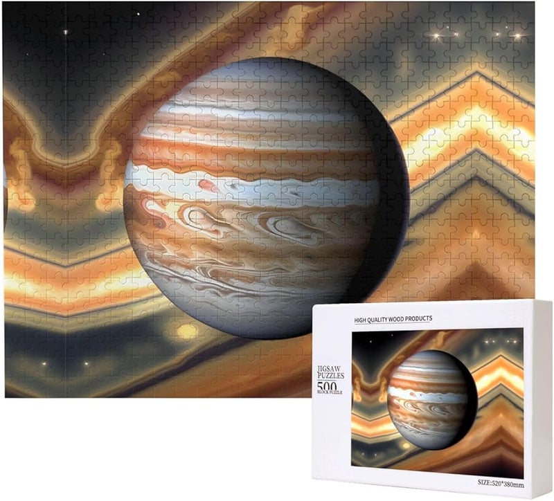 لغز بانوراما منظر طبيعي لـ Phayah Jupiter 500 قطعة للكبار ديكور منزلي 20.4 × 15 بوصة - Image 1