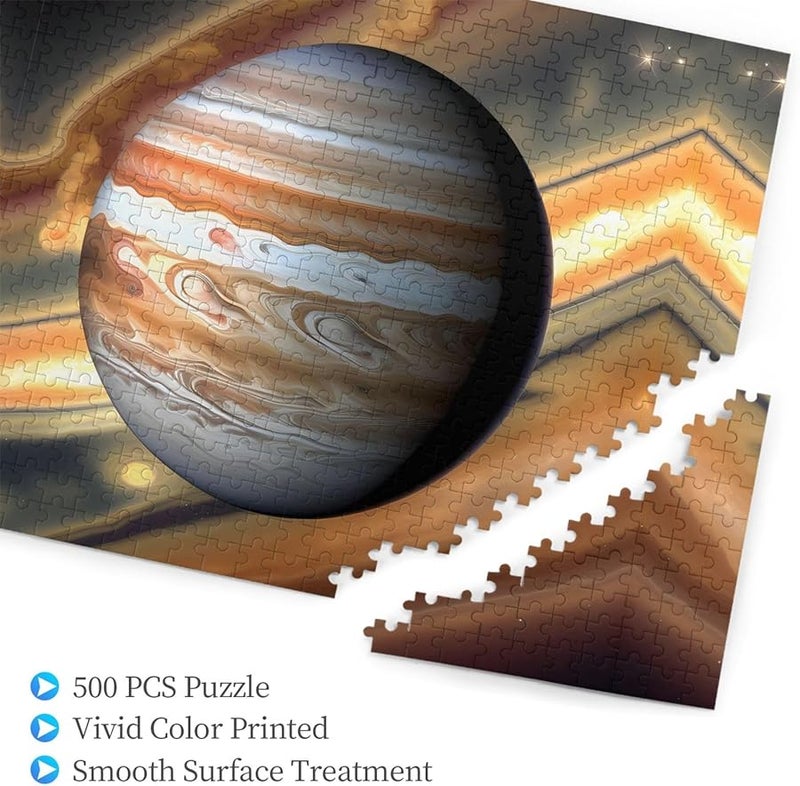 لغز بانوراما منظر طبيعي لـ Phayah Jupiter 500 قطعة للكبار ديكور منزلي 20.4 × 15 بوصة - Image 3