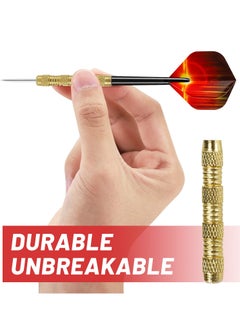 SANMUGEED 18-Pack Professional Steel Tip Darts Set with Detachable Stainless Steel Tips & 6 Color Teams for Sports Training and Family Games  - Image 4