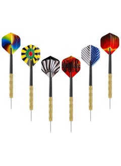 SANMUGEED 18-Pack Professional Steel Tip Darts Set with Detachable Stainless Steel Tips & 6 Color Teams for Sports Training and Family Games  - Image 5