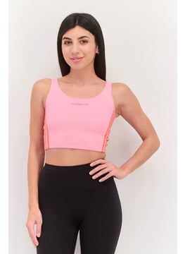adidas Originals Women Sportswear Fit Sleeveless Training Crop Top, Pink  - Image 1