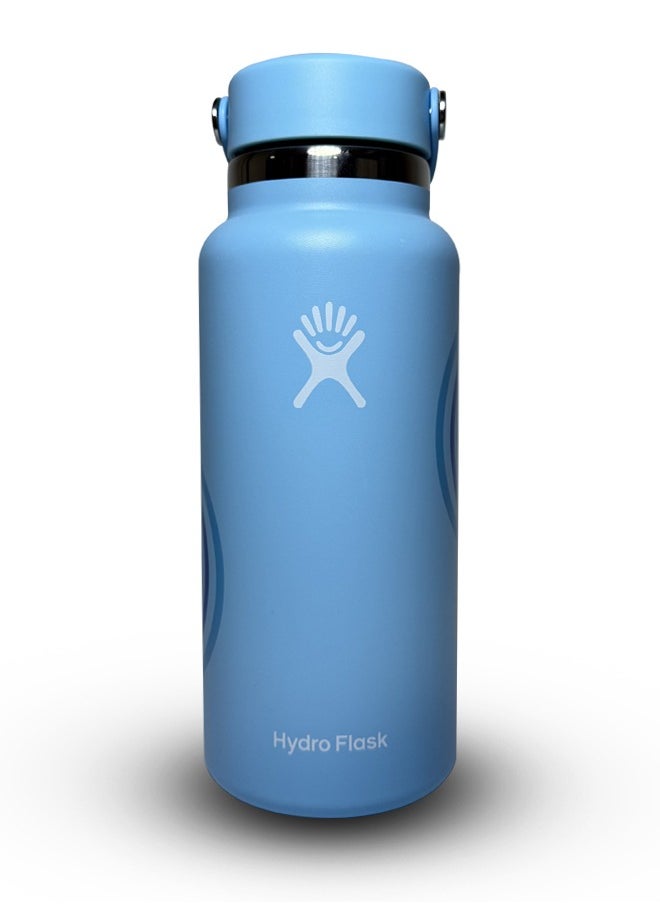 Hydro Flask 32OZ(946ml) Wide Mouth leakproof insulated stainless steel hot water bottle mug with sip lid for hot drinks, tea, coffee on the go to work, school, car, travel and sports  - Image 1