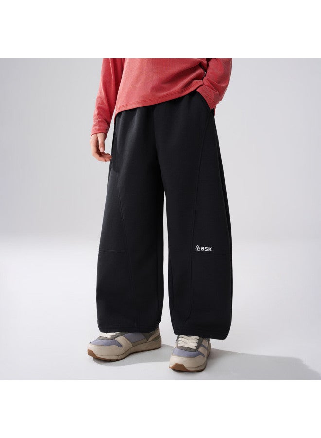 Ask Junior Kids Pants Spring Antibacterial School Sweatpants Boys Curved Cut Casual Trousers - Image 5