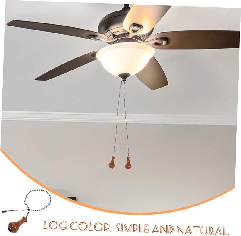 5Pcs Beaded Fan Pull Chain For Ceiling Fixture Pendant Lamp Curtains Easy Install Home Decor - Image 3