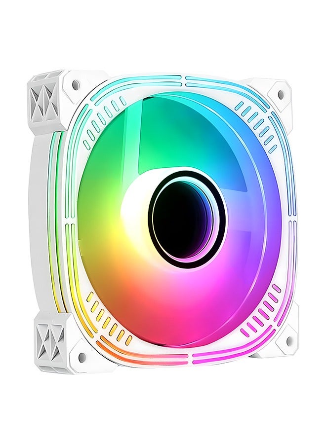 4.72in PC Gaming Cooler,Universal Fit CPU Cooler,High Performance Computer Cooler,Smart Pc Cooling Fan,For Gaming Work - Image 1