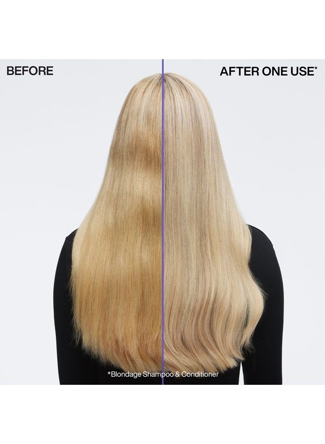 Redken Color Extend Blondage Color Depositing Purple Conditioner | Hair Toner For Blonde Hair | Neutralizes Brass & Moisturizes Hair | With Pure Violet Pigments - Image 2