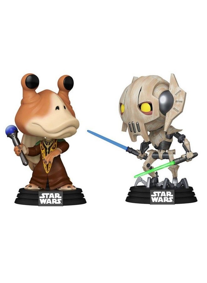 Funko Pop! Disney: Star Wars The Clone Wars - Jar Jar Binks vs General Grievous 2-Pack (GameStop Exclusive) - Image 2