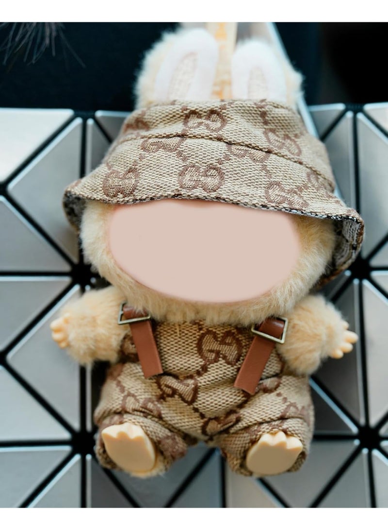 HI-FINE 17cm Doll Clothes Outfit – Compatible with Labubu Dolls – No Doll Included – Fashion Accessories for Collectors - Image 1