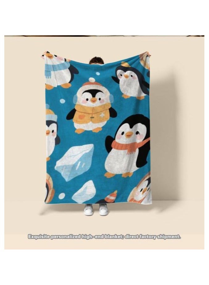 general Children's or student cartoon flannel thin blanket (warm and comfortable, suitable for sleep, games) 100cm*150cm - Image 3