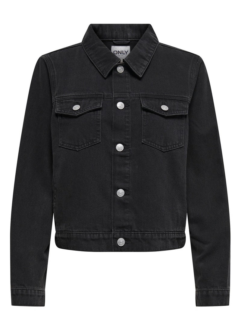 ONLY - Onlrilla L/S Jacket Akm Dnm - Image 1