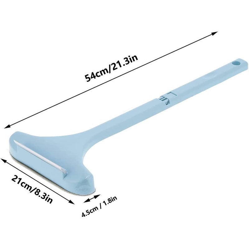 AIMERS 2 in 1 Window Cleaner Brush Double Sided Wet Dry Dual Purpose Extendable Mesh Screen Cleaner for Window Countertop Sofa Couch Multicolor - Image 3