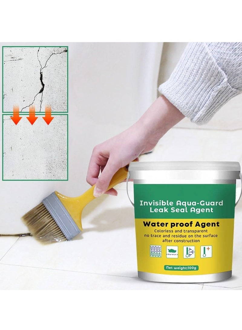 Excefore Invisible Waterproof Agent Set, Upgrade Super Strong Transparent Waterproof Coating Agent, Anti-Leakage Agent Transparent Leakage Protection Glue Repairing Leak Waterproof Adhesive  - Image 5